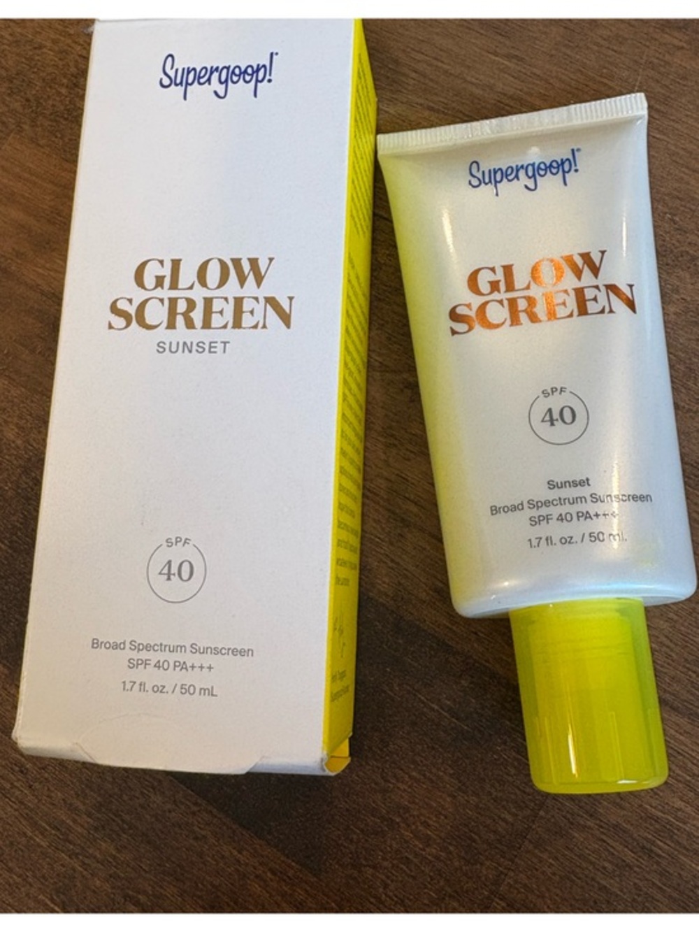 Supergoop Glow Screen Sunset 1.7 fl. oz. NWT